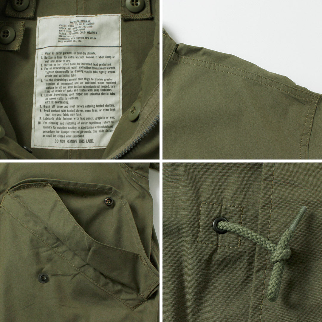 BUZZ RICKSONS / M-65 No Hood Parka