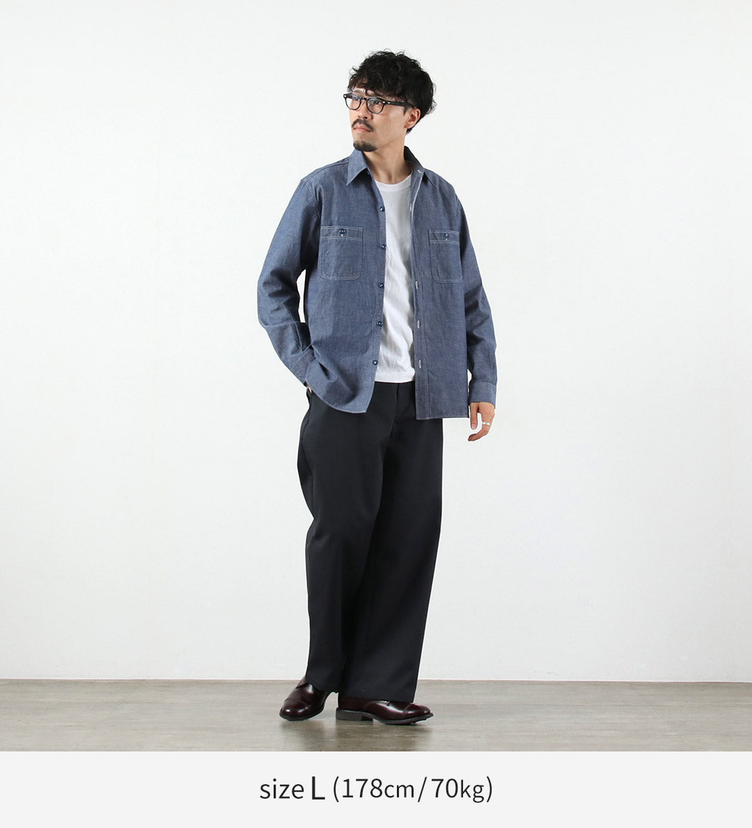 BUZZ RICKSONS / Chambray Work Shirt