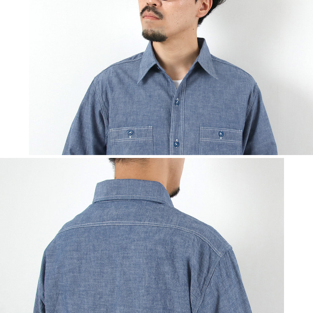 BUZZ RICKSONS / Chambray Work Shirt