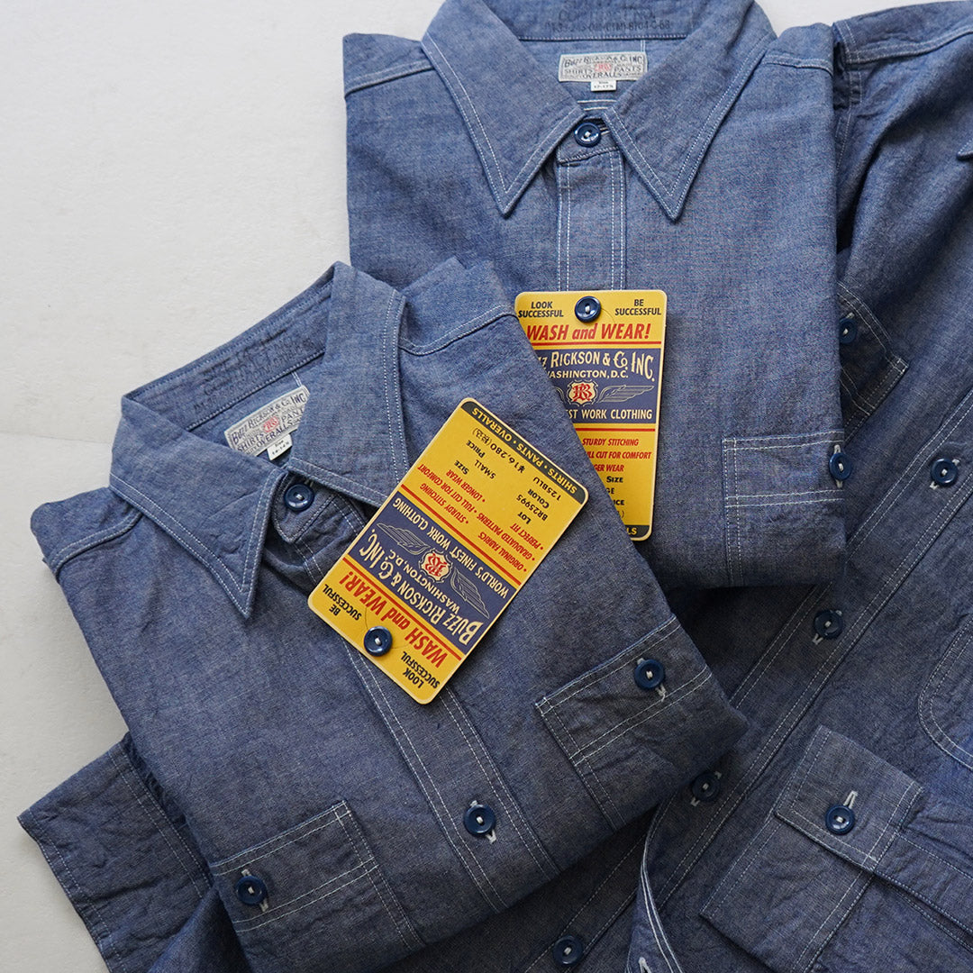 BUZZ RICKSONS / Chambray Work Shirt