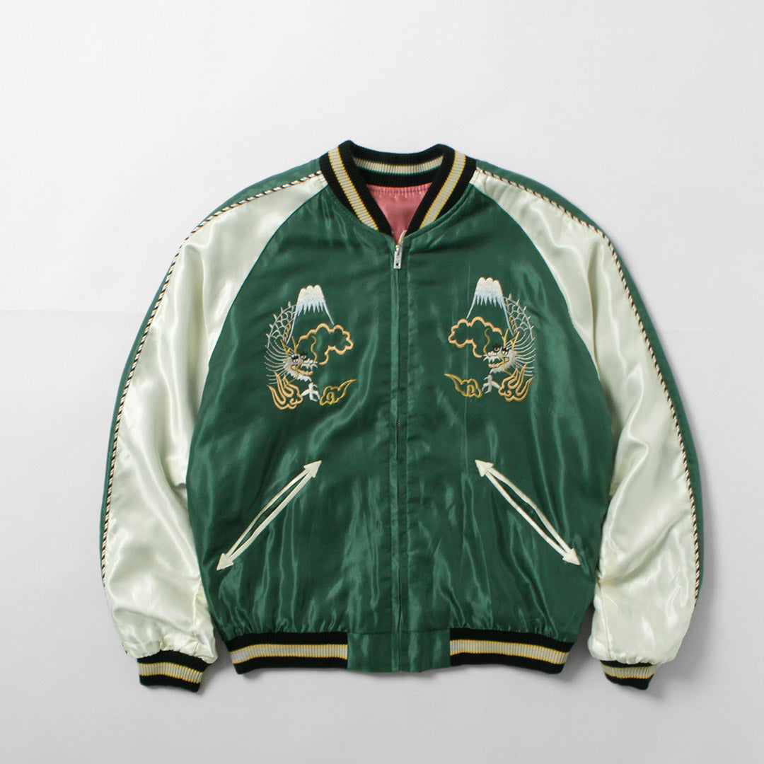 TAILOR TOYO / Satin Embroidered Souvenir Jacket