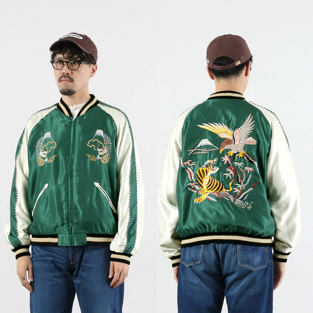 TAILOR TOYO / Satin Embroidered Souvenir Jacket
