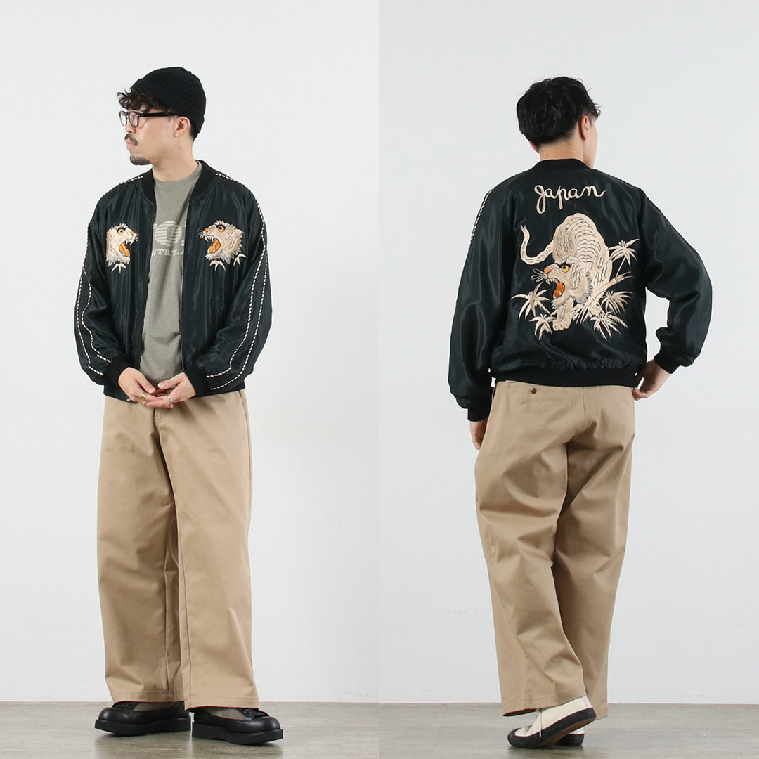 TAILOR TOYO / Satin Embroidered Souvenir Jacket