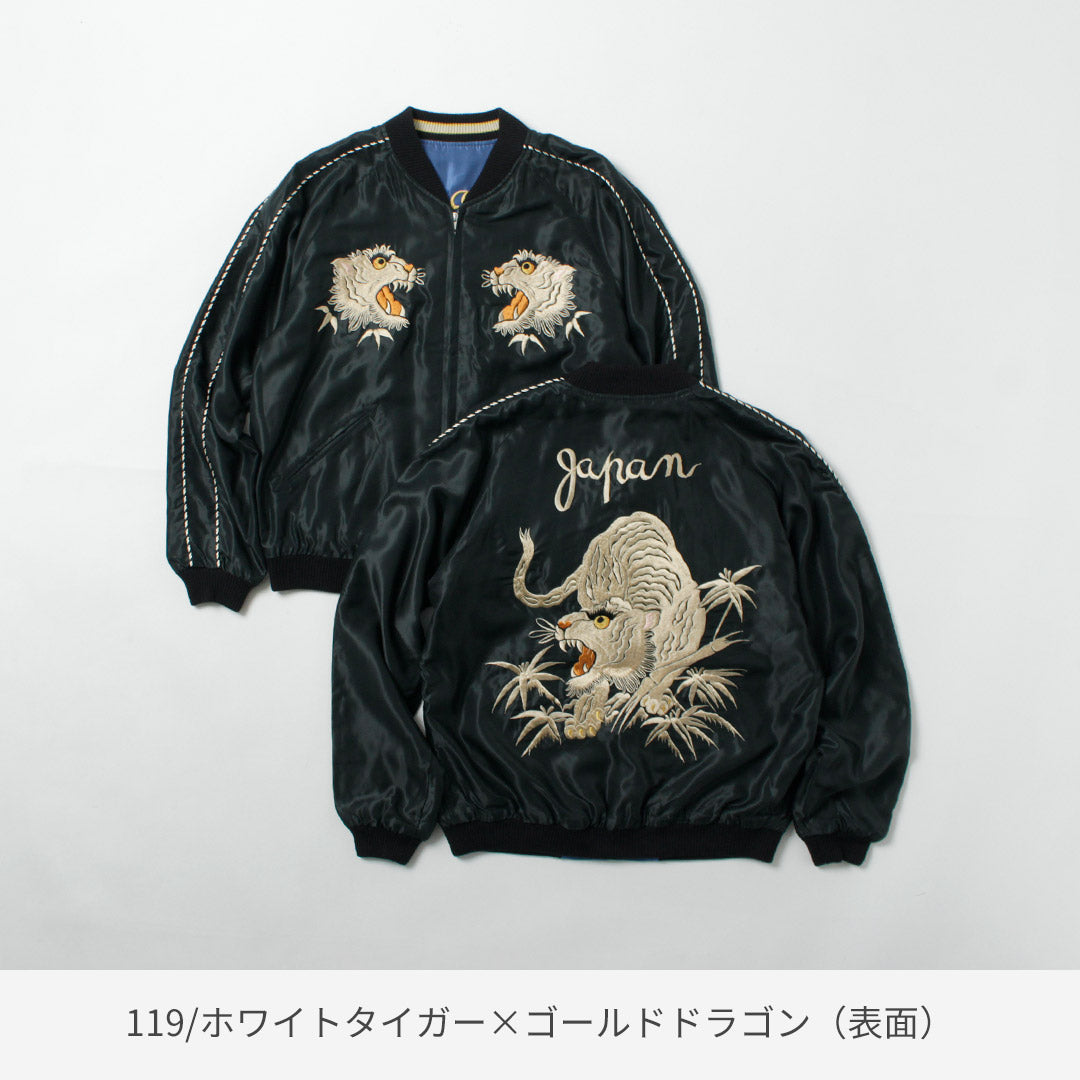 TAILOR TOYO / Satin Embroidered Souvenir Jacket