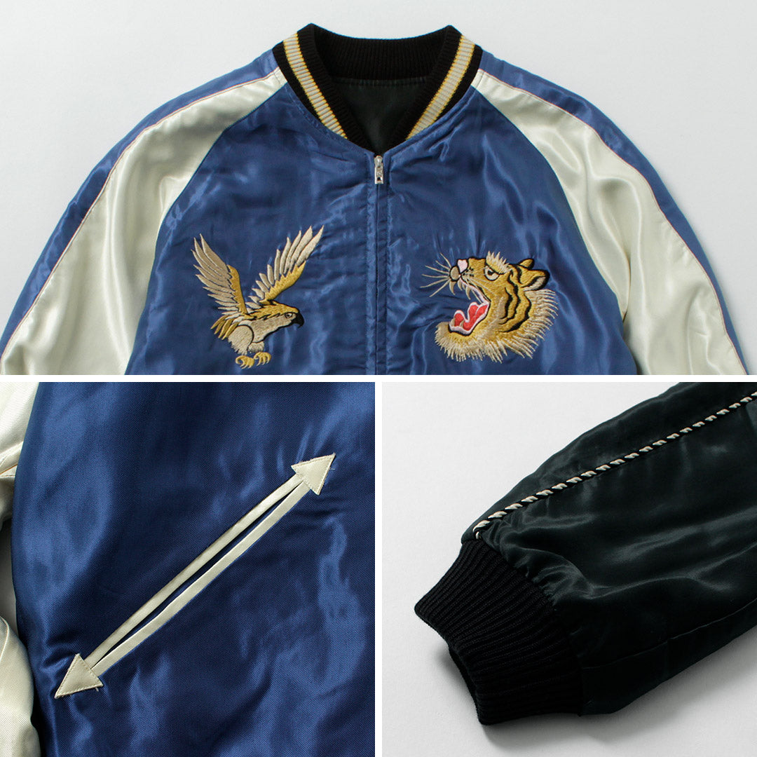 TAILOR TOYO / Satin Embroidered Souvenir Jacket