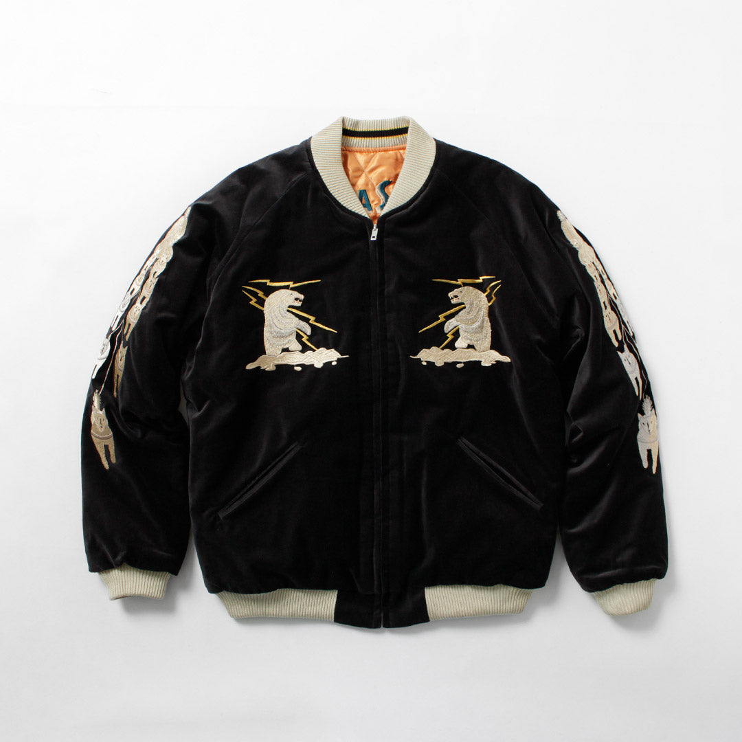 TAILOR TOYO / Velveteen Quilted Souvenir Jacket