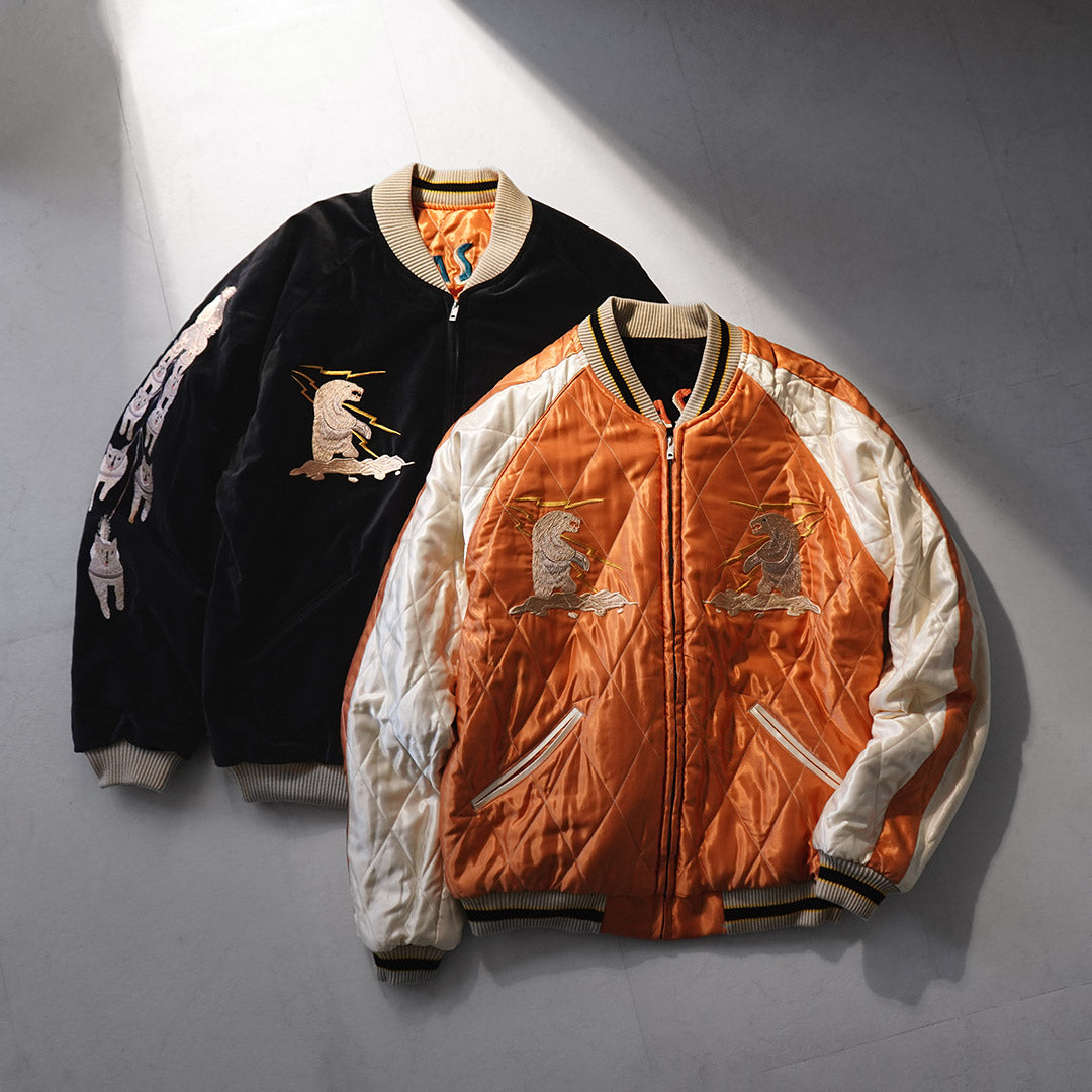 TAILOR TOYO / Velveteen Quilted Souvenir Jacket