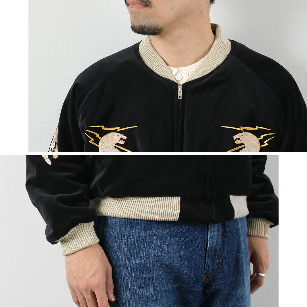 TAILOR TOYO / Velveteen Quilted Souvenir Jacket