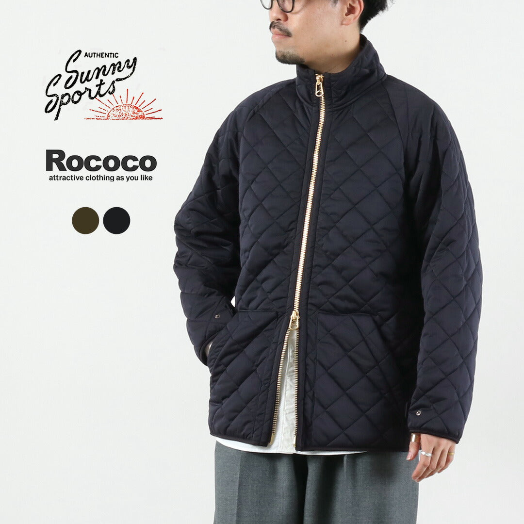 ★ROCOCO×SUNNY SPORTS / 特别订制北极绒衬里绗缝夹克 │ Stand Zip-Up Blouson