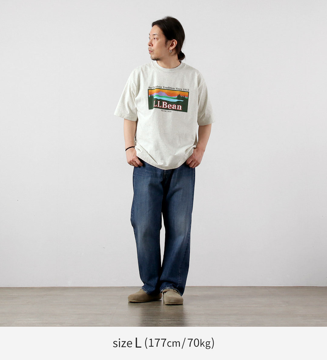 L.L.BEAN / Morrill Camiseta de manga corta con logo Katahdin