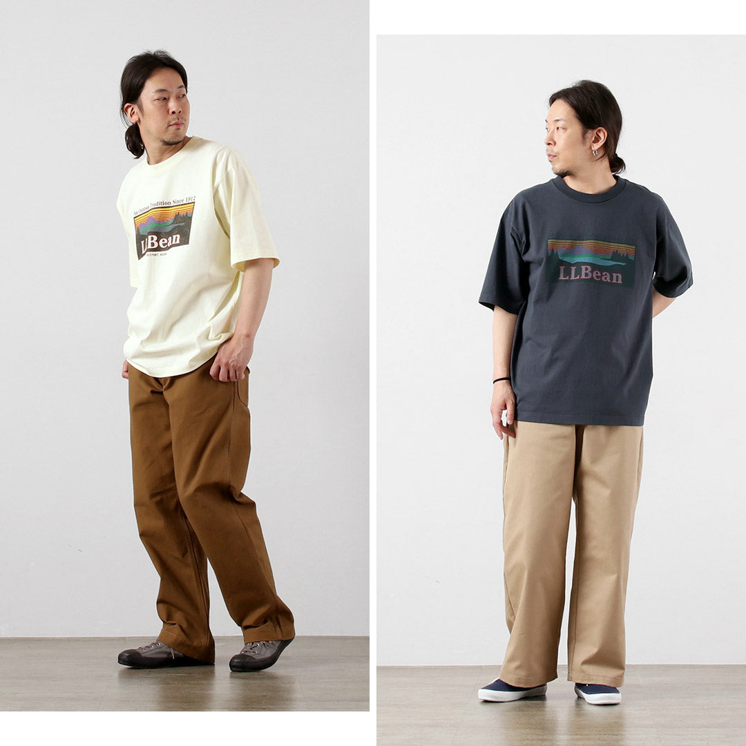 L.L.BEAN / Morrill Camiseta de manga corta con logo Katahdin