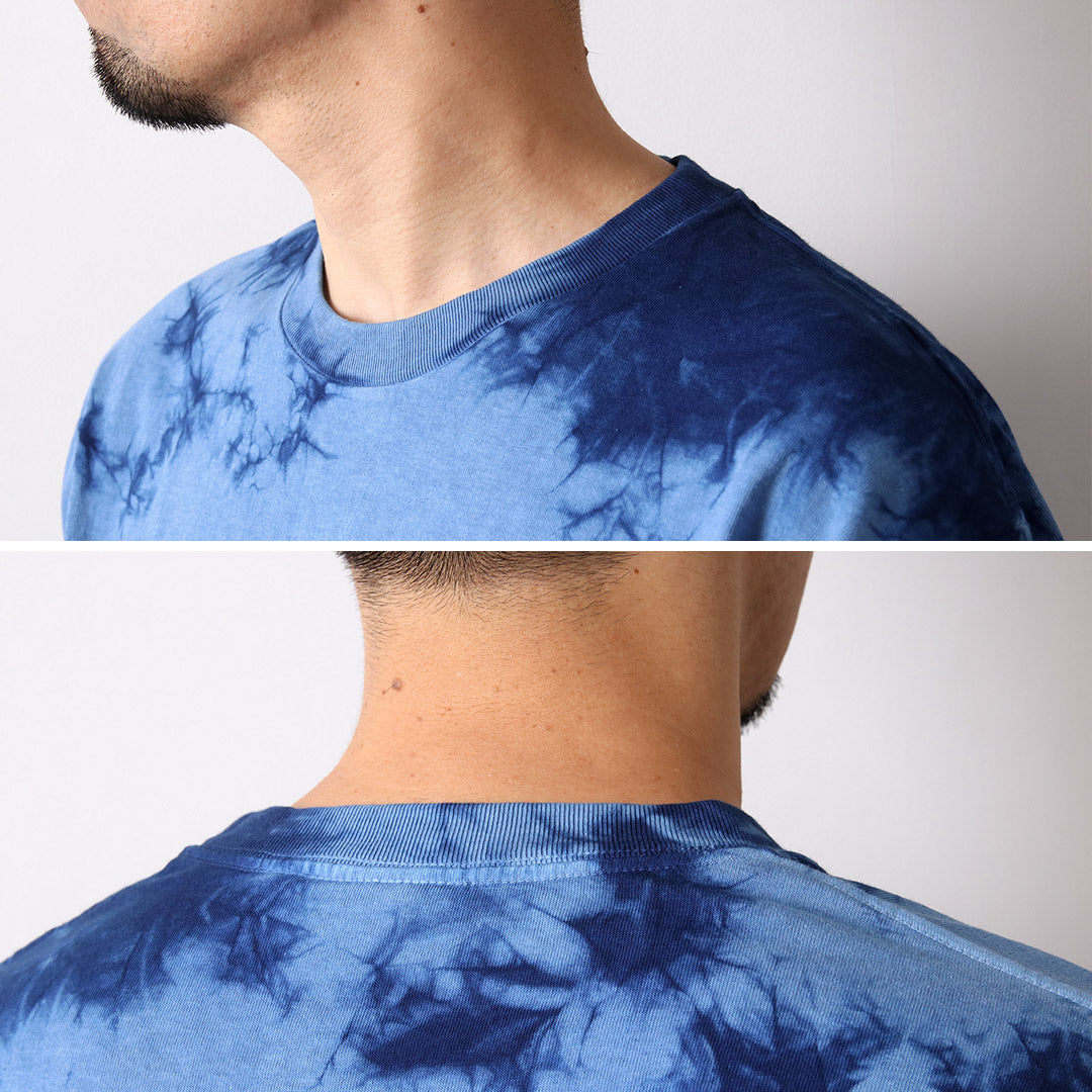 CRC × INDIGO CLASSIC Indigo-Dyed Tubular S/S T-Shirt