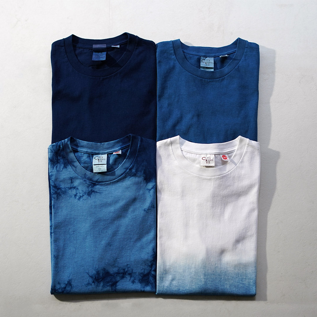 CRC × INDIGO CLASSIC Indigo-Dyed Tubular S/S T-Shirt