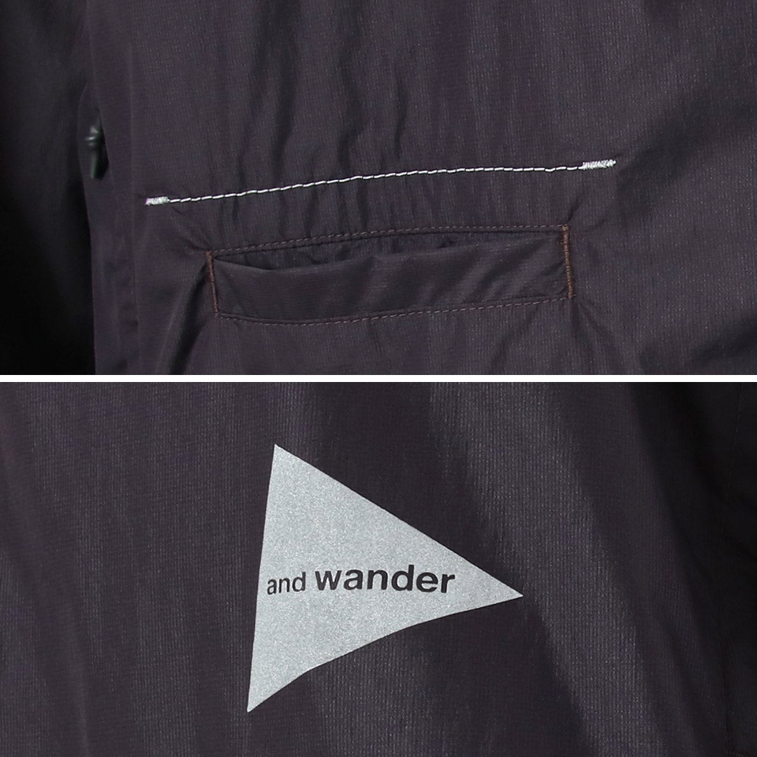 AND WANDER / 超大 Rip 夾克 M