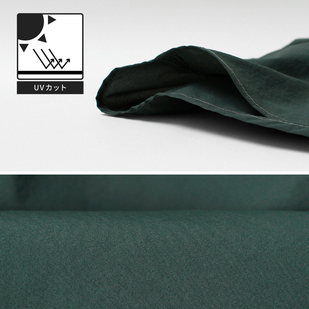 AND WANDER / Stretch Rip Band Collar Shirt