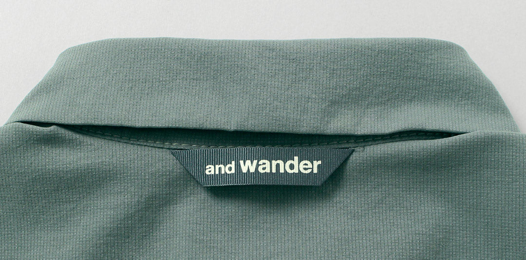 AND WANDER / Chemise à manches courtes respirante et sèche