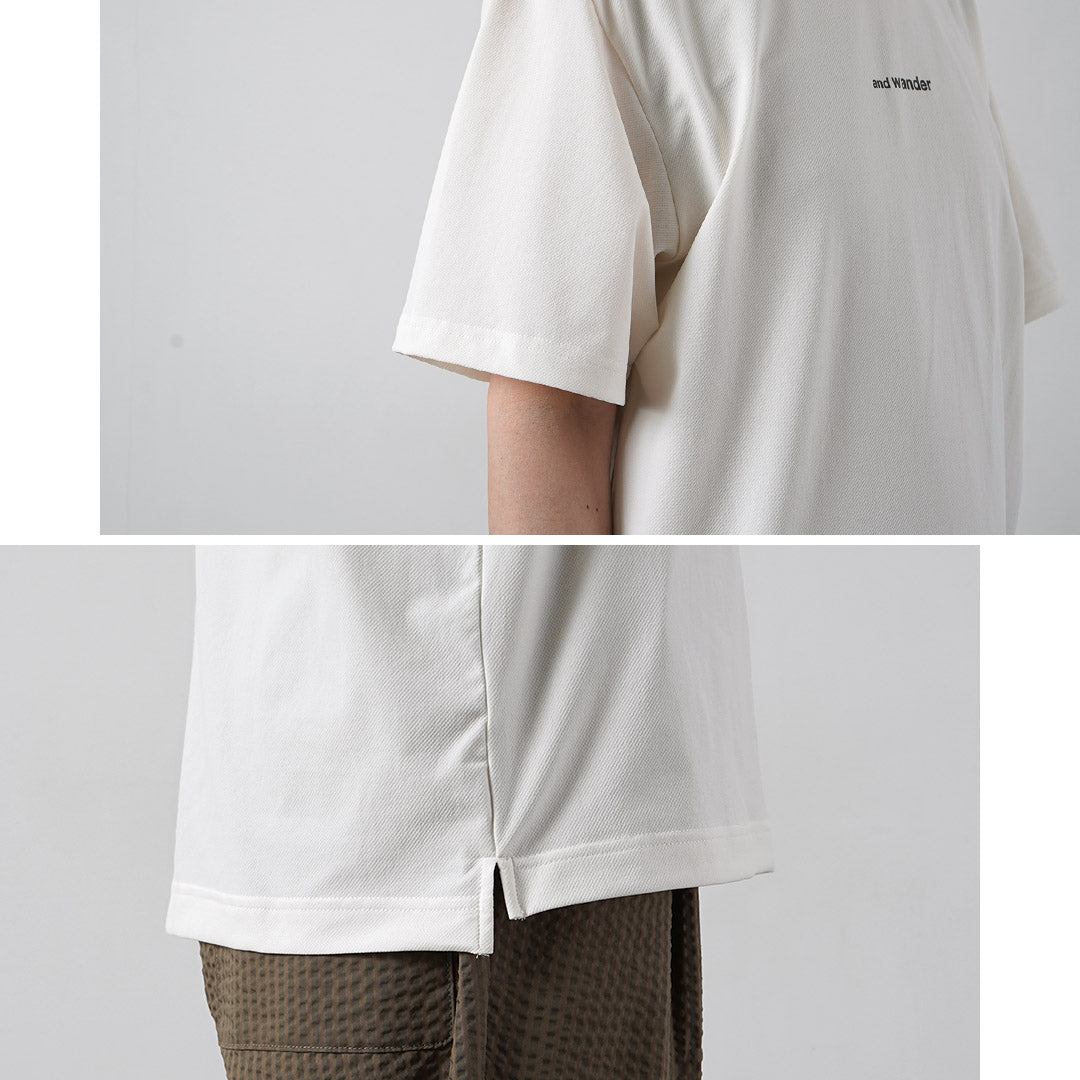 AND WANDER / 干网布 T 恤