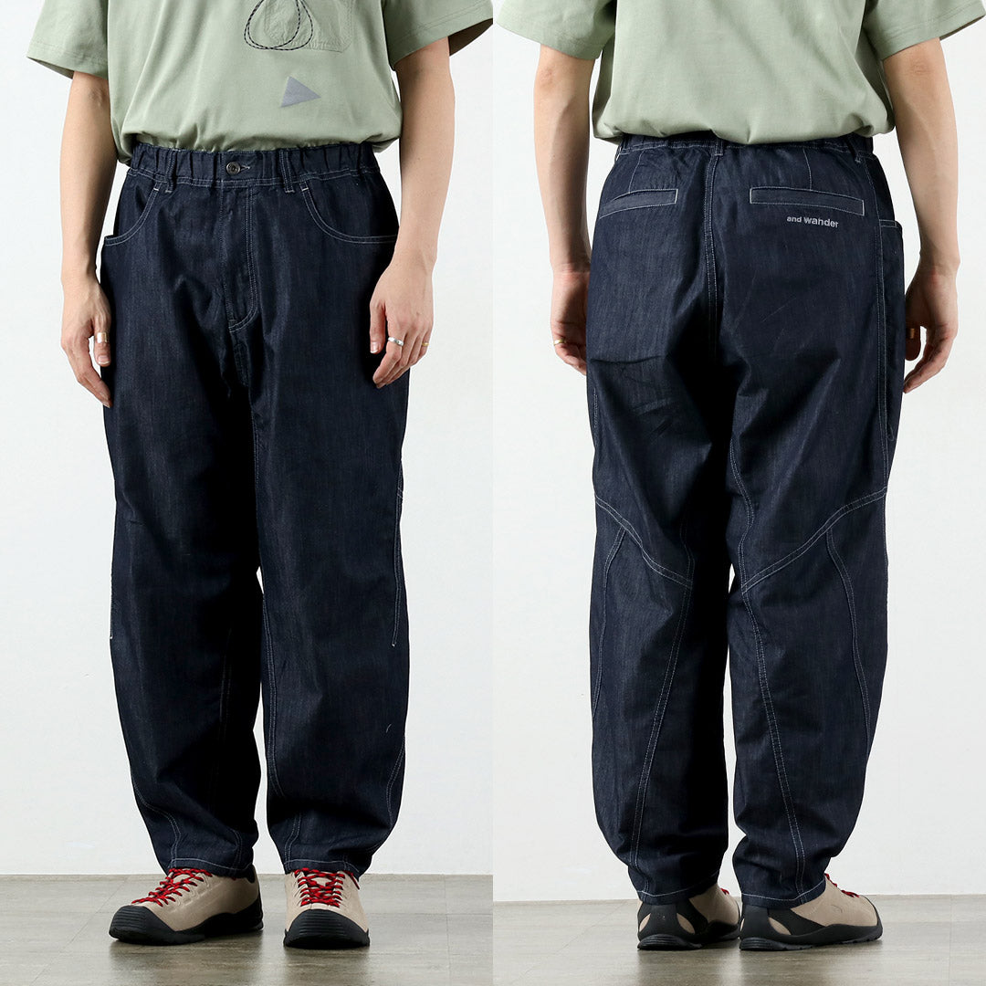 AND WANDER / Pantalón ancho Dry Easy Denim