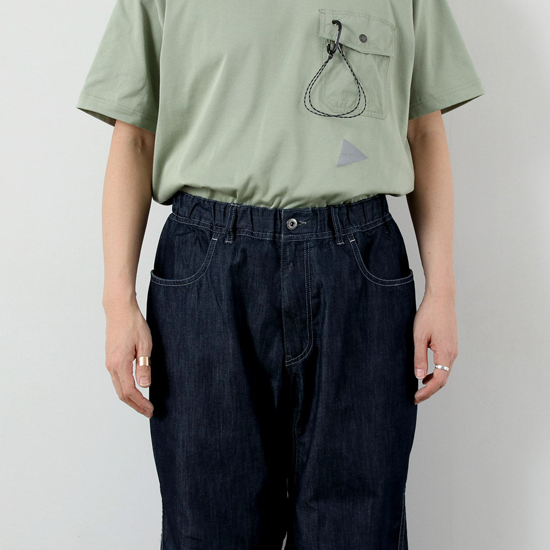 AND WANDER / Pantalón ancho Dry Easy Denim