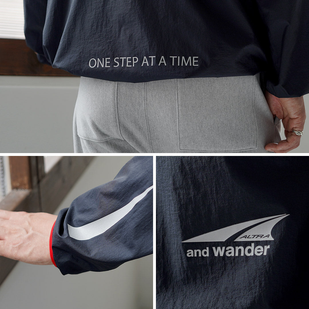 AND WANDER / ALTRA × 앤 원더 벤틸레이션 윈드 재킷