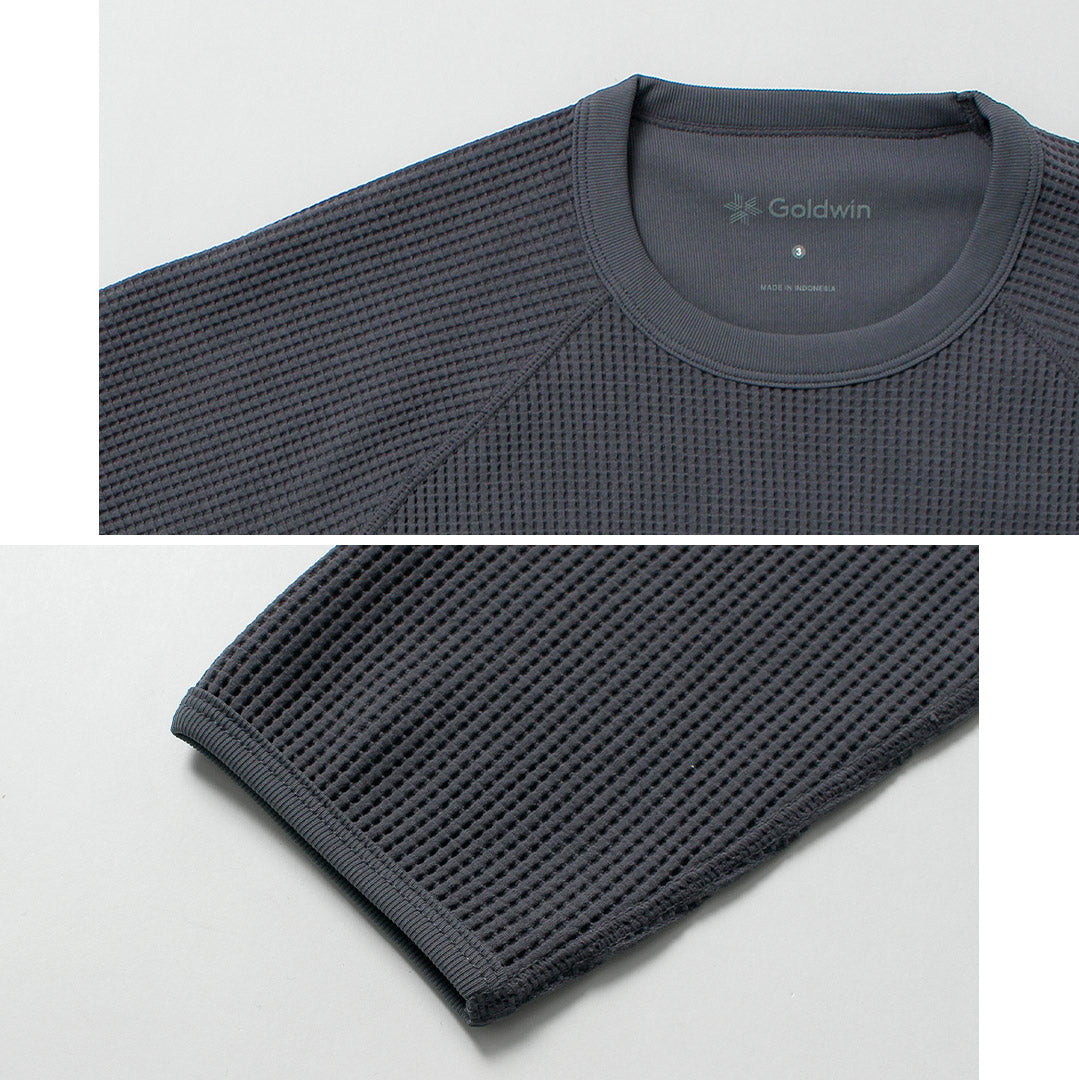 GOLDWIN / 와플 라이트 긴팔 티셔츠