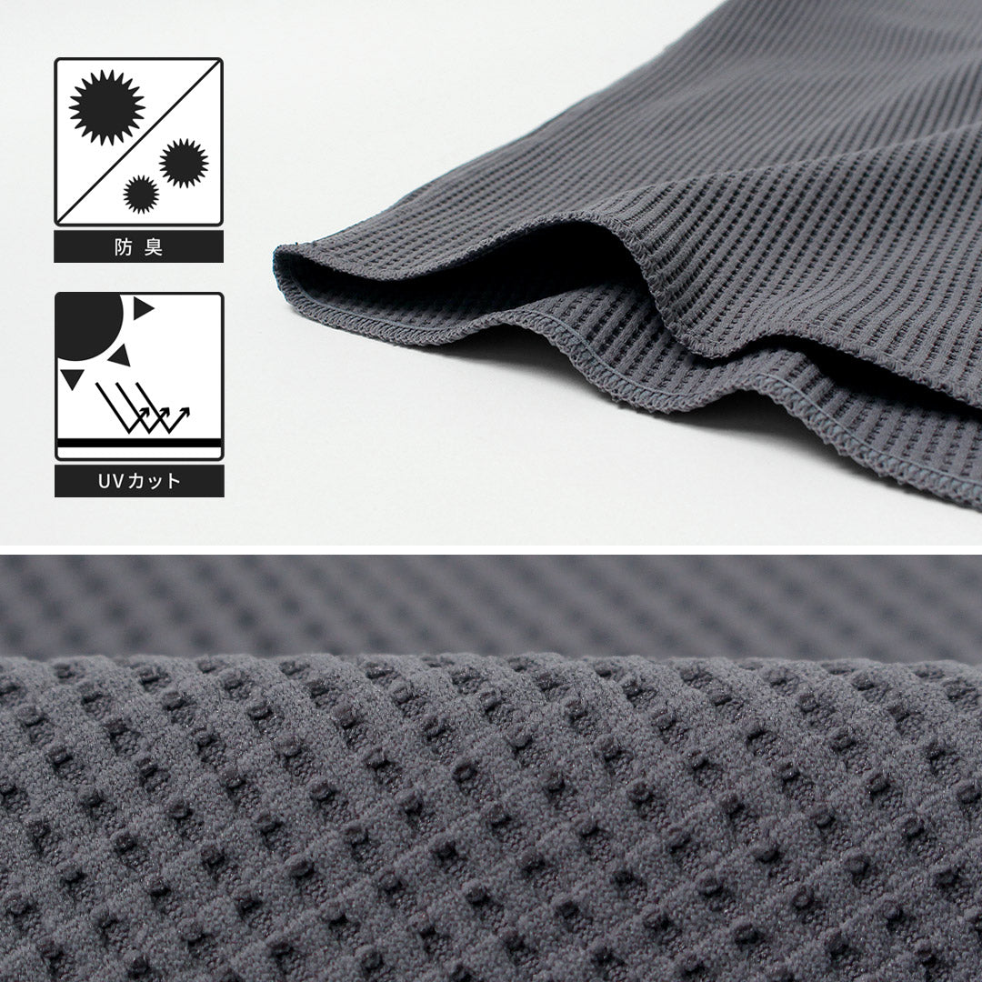 GOLDWIN / 华夫格浅色插肩T恤