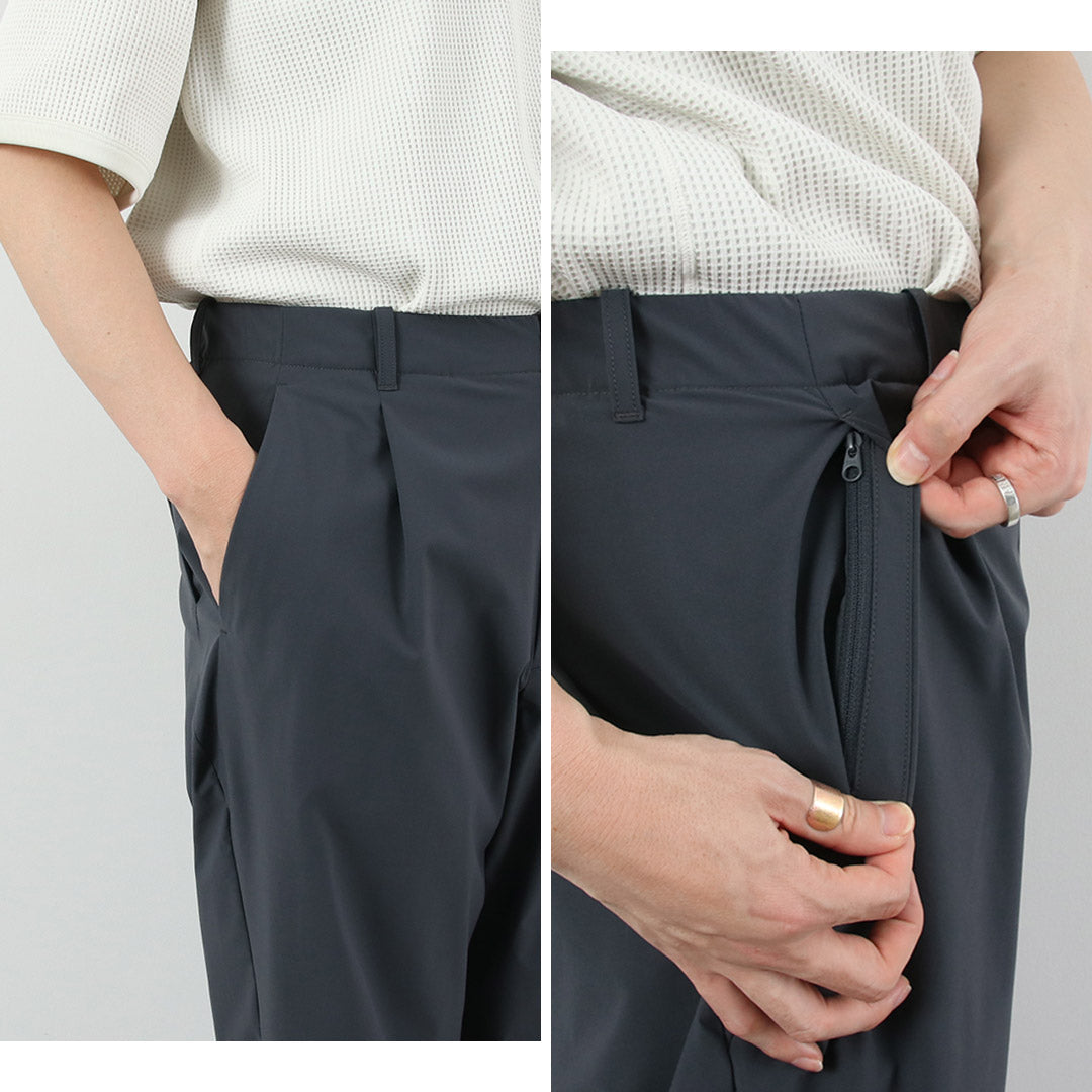 GOLDWIN / Pantalones ligeros cónicos de una sola vuelta en tafetán elástico bidireccional SOLOTEX®