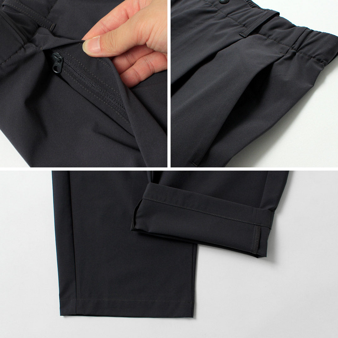 GOLDWIN / Pantalones ligeros cónicos de una sola vuelta en tafetán elástico bidireccional SOLOTEX®