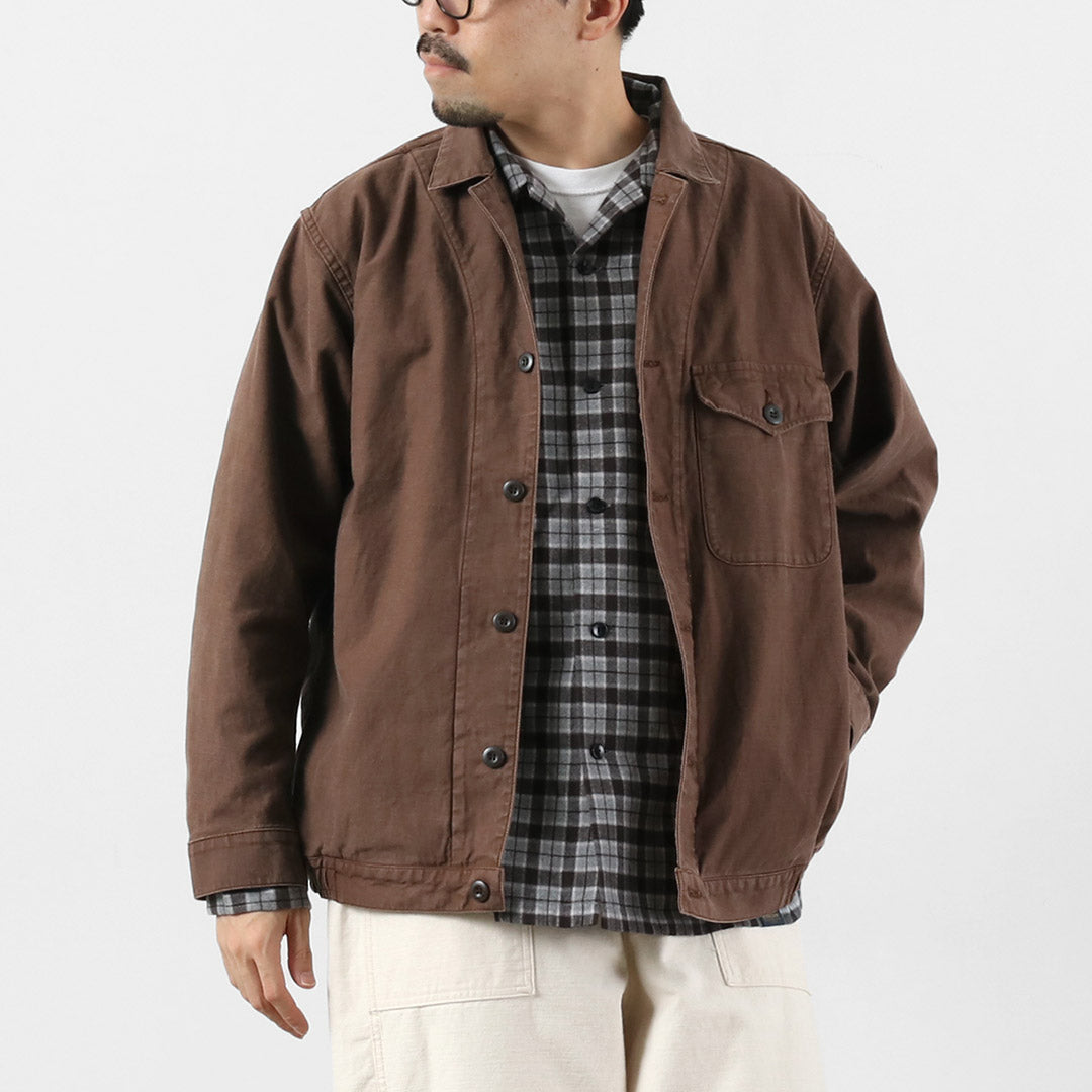 JAPAN BLUE JEANS / Military Back Satin Jacket