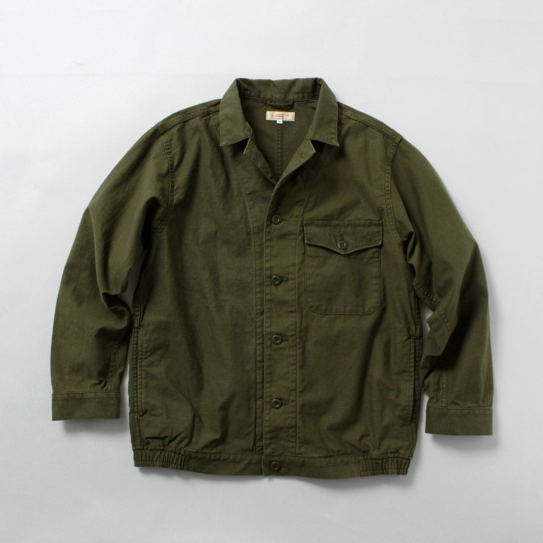 JAPAN BLUE JEANS / Military Back Satin Jacket