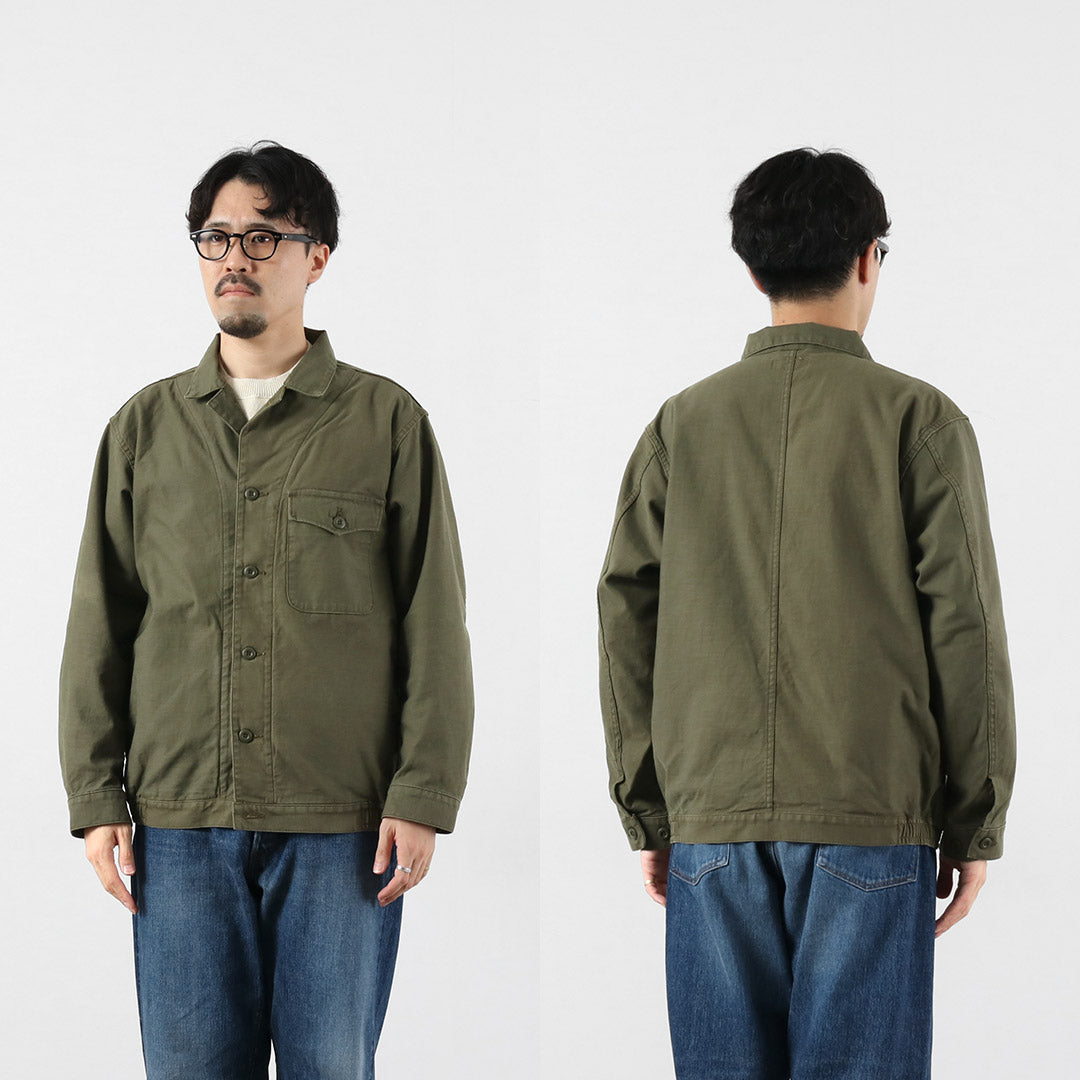 JAPAN BLUE JEANS / Military Back Satin Jacket