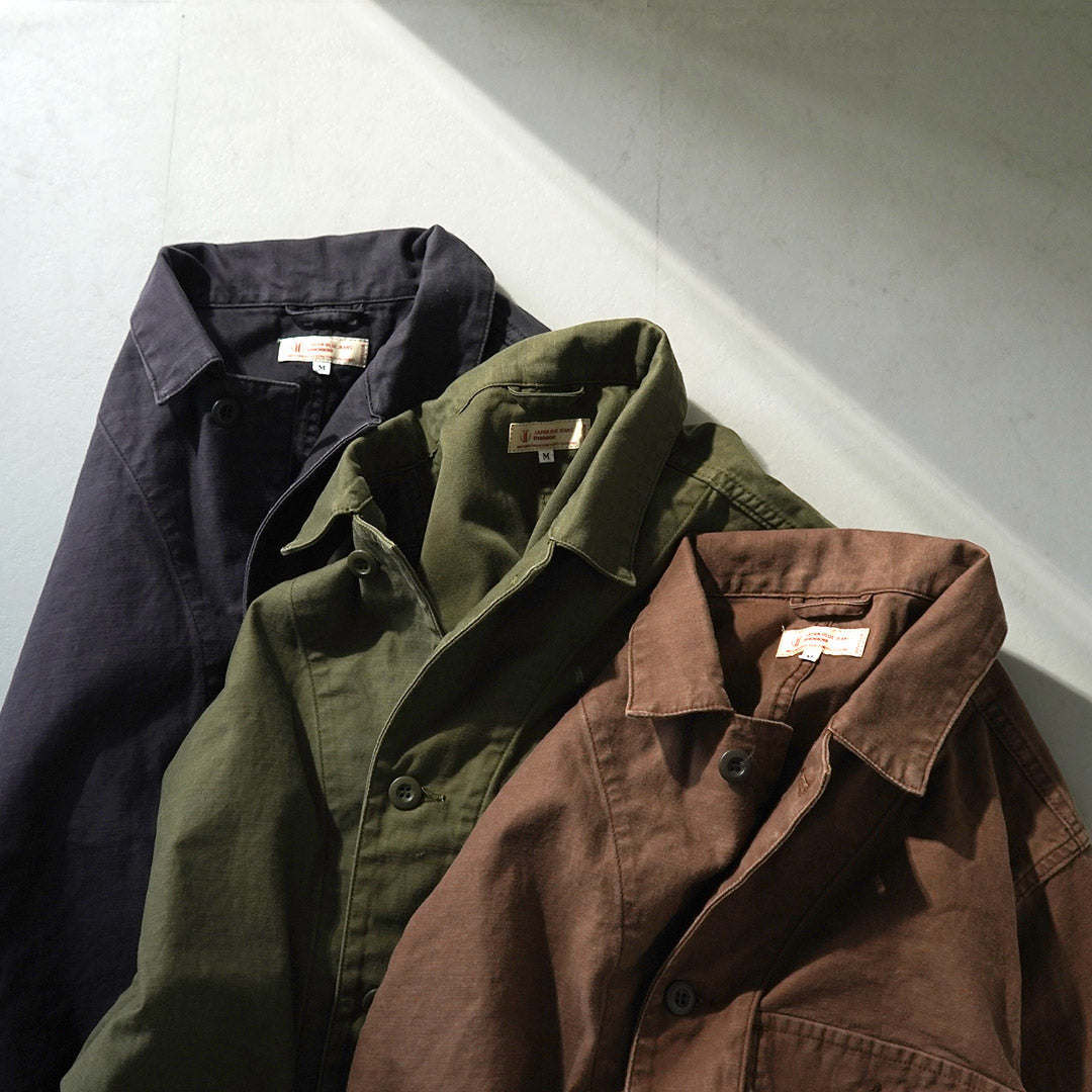 JAPAN BLUE JEANS / Military Back Satin Jacket