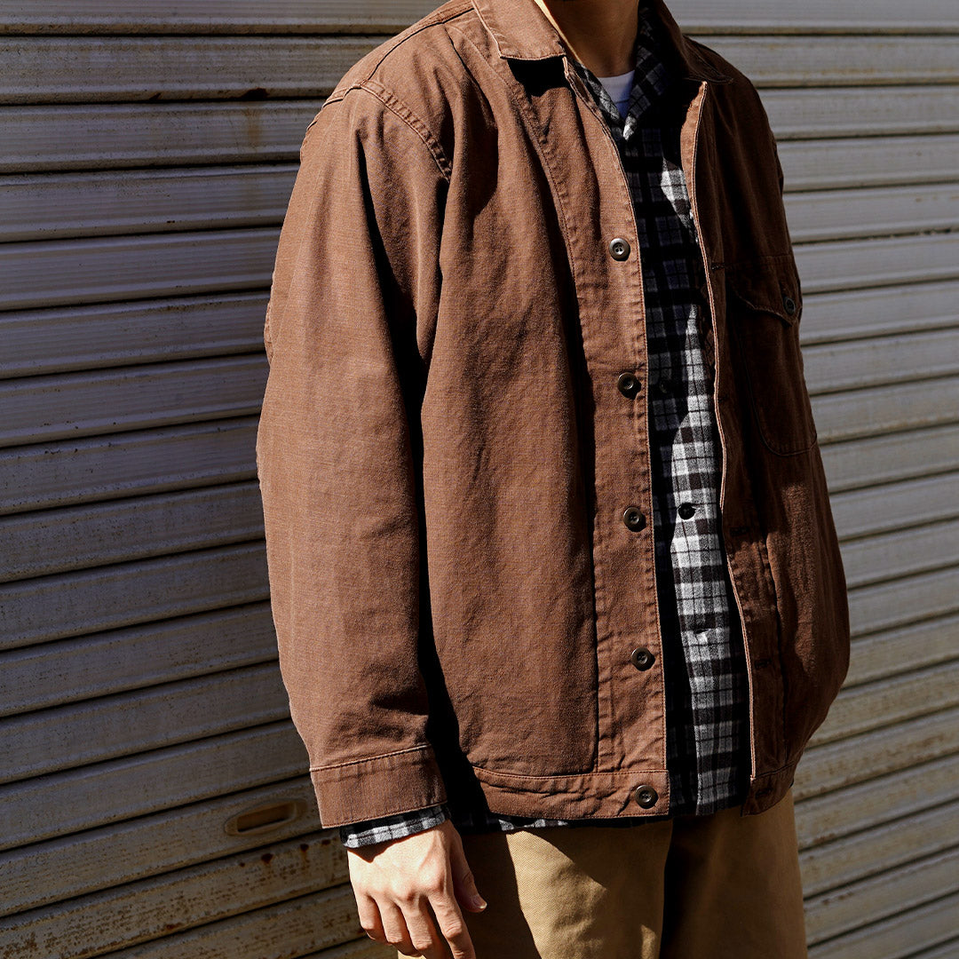 JAPAN BLUE JEANS / Military Back Satin Jacket