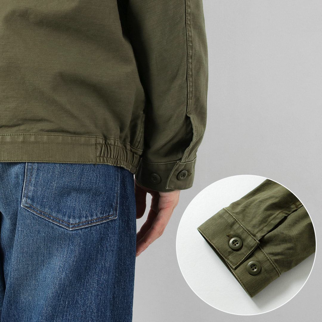 JAPAN BLUE JEANS / Military Back Satin Jacket