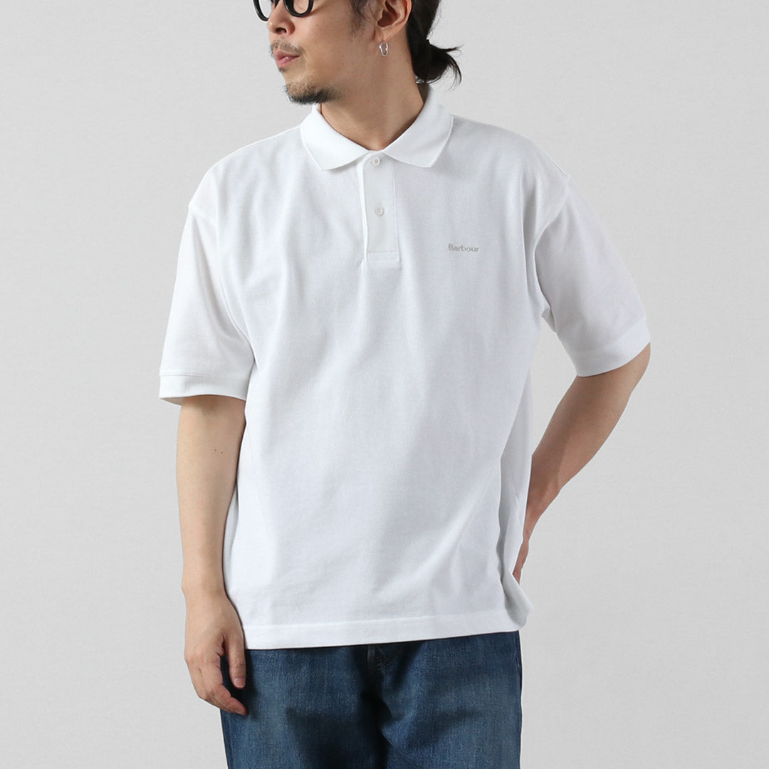 BARBOUR /헥삼 오버사이즈 폴로셔츠