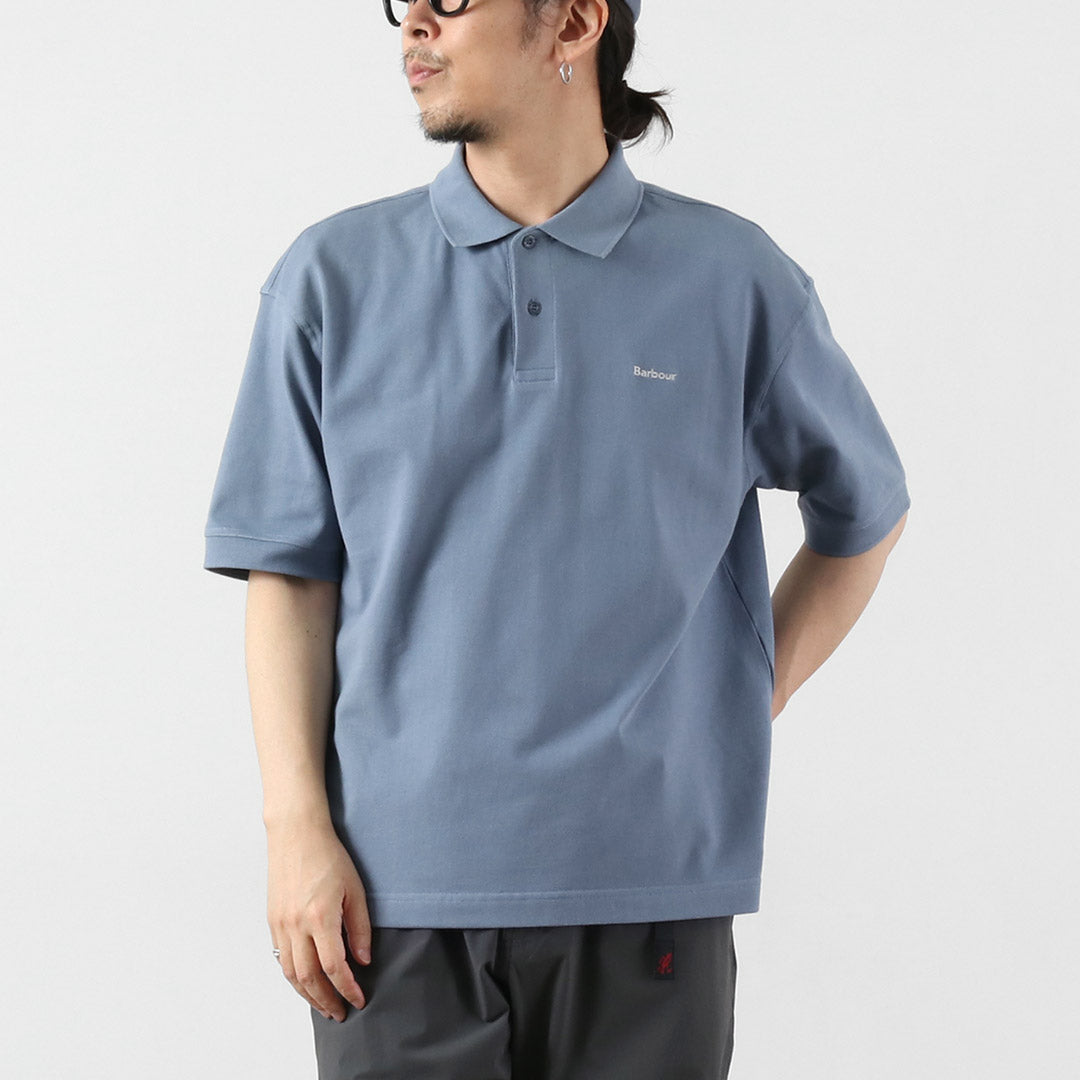 BARBOUR /헥삼 오버사이즈 폴로셔츠