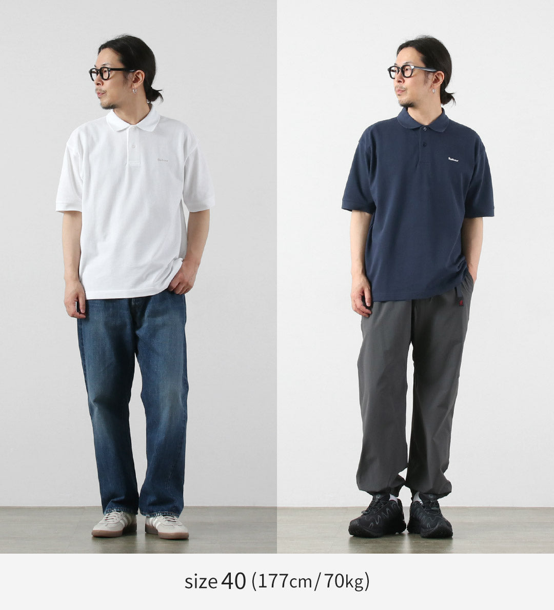 BARBOUR /헥삼 오버사이즈 폴로셔츠