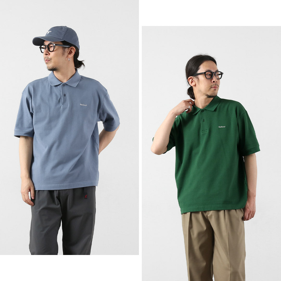 BARBOUR /헥삼 오버사이즈 폴로셔츠