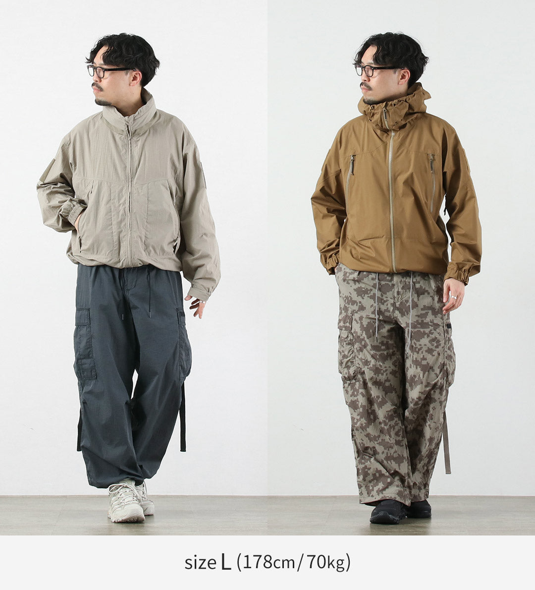 WILDTHINGS / 雙染尼龍工裝褲