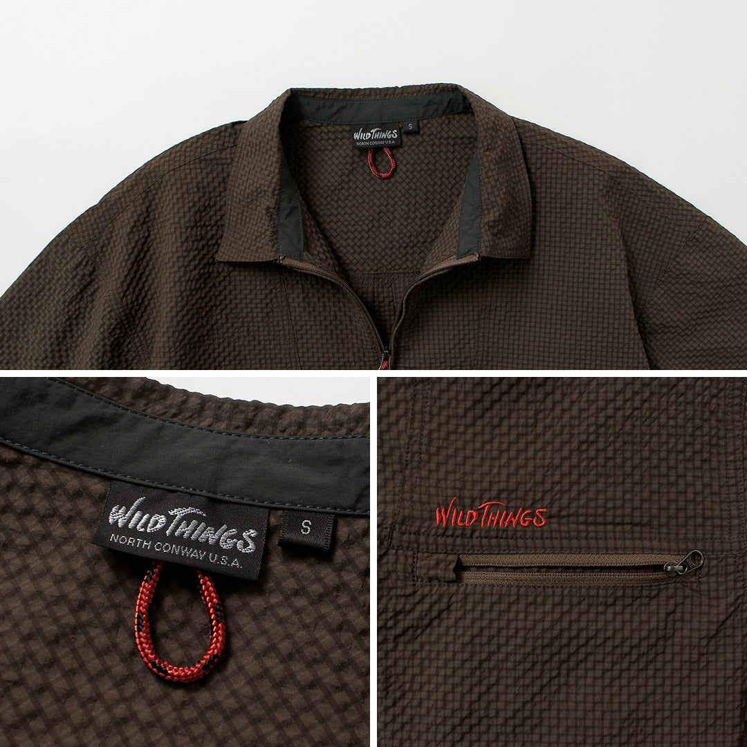 WILDTHINGS / Chemise Gecko Seersucker