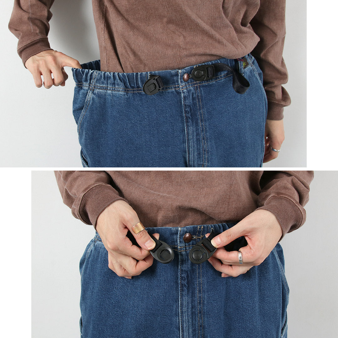 GOHEMP / 12oz Hemp Cotton Denim High Explorer Pants Used Wash