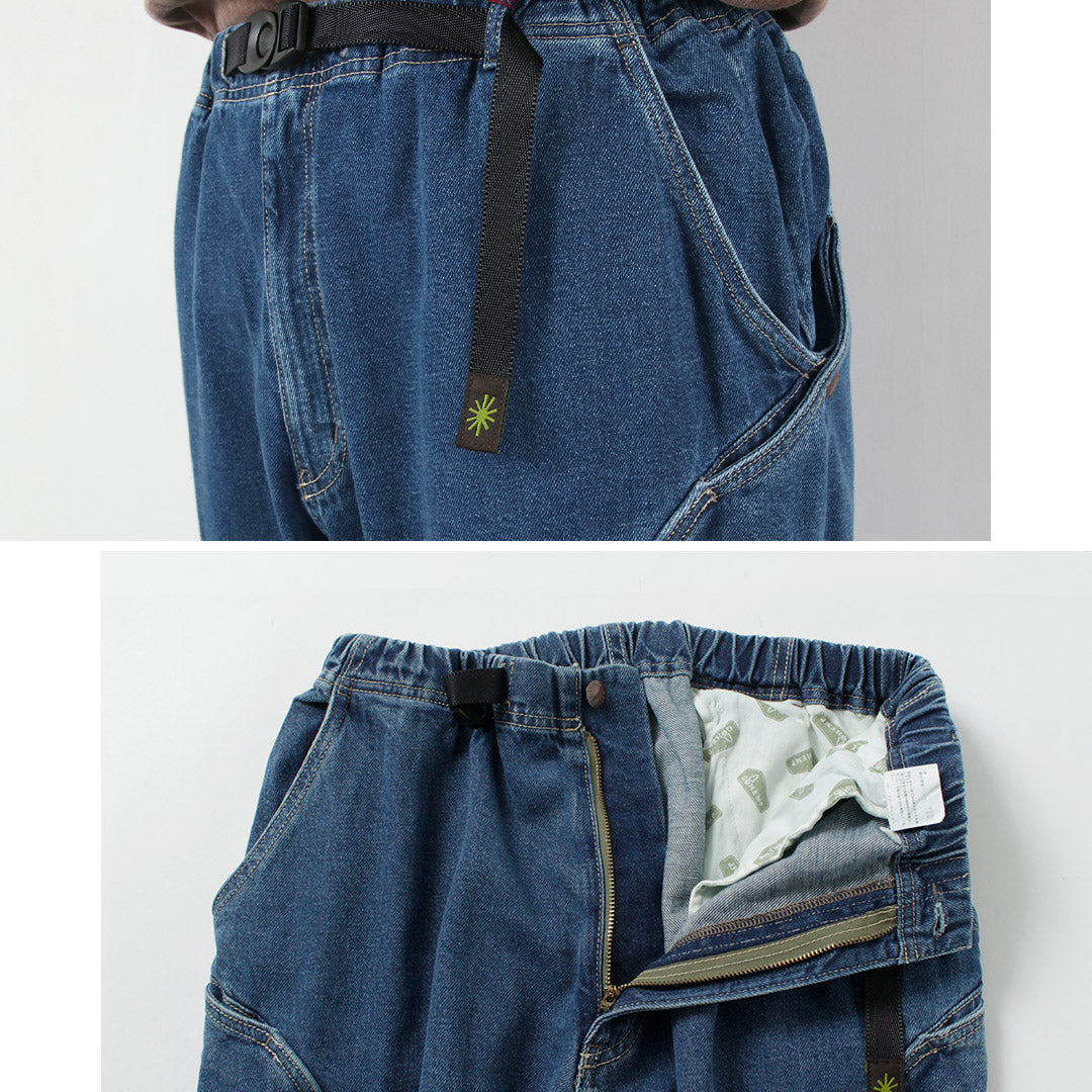 GOHEMP / 12oz Hemp Cotton Denim High Explorer Pants Used Wash