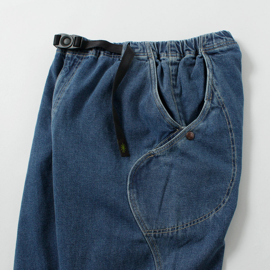 GOHEMP / 12oz Hemp Cotton Denim High Explorer Pants Used Wash