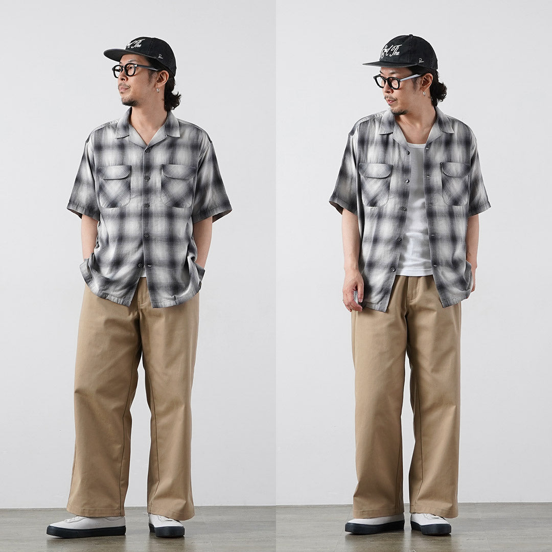 PENDLETON / Chemise à manches courtes et col ouvert