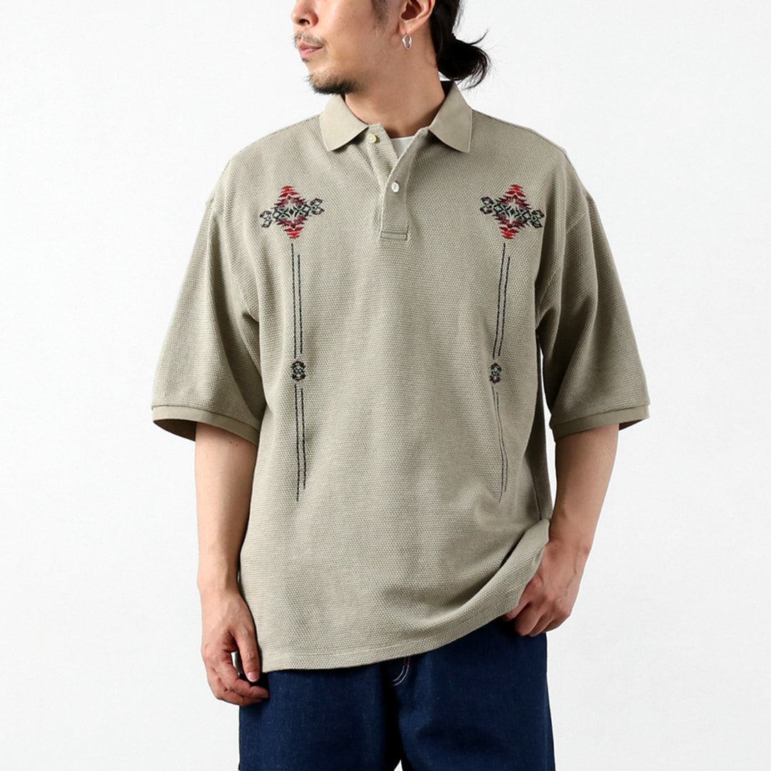 PENDLETON / Polo brodé Oni Kanoko