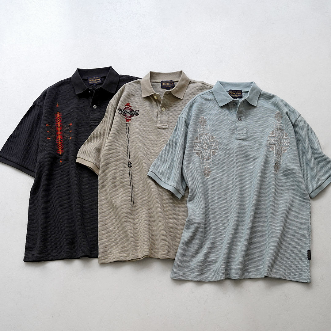 PENDLETON / Polo brodé Oni Kanoko
