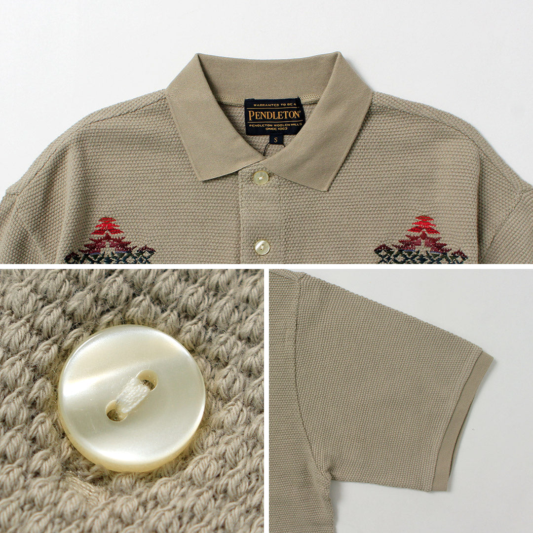 PENDLETON / Polo brodé Oni Kanoko