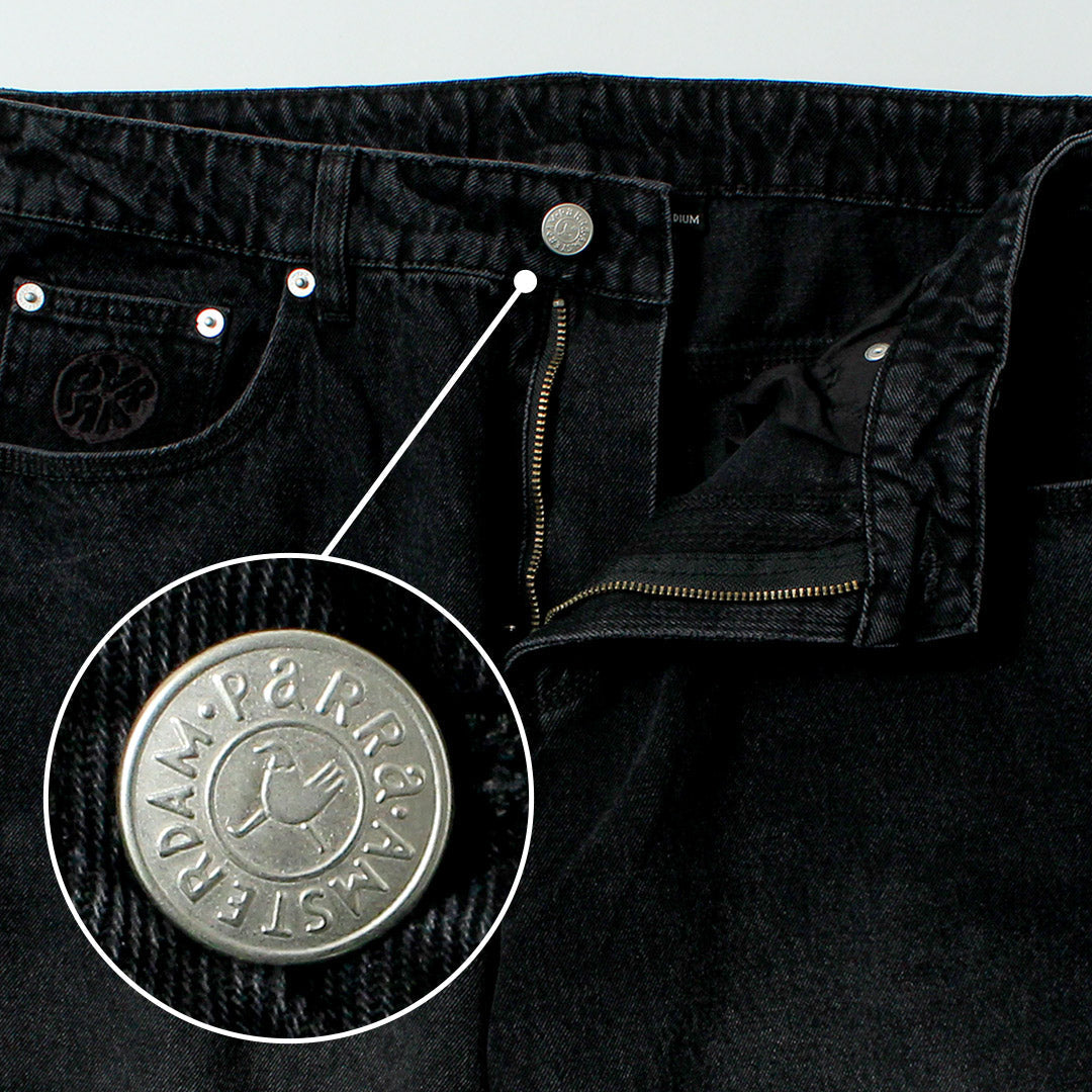 BY PARRA / Moto Stitchers 牛仔長褲