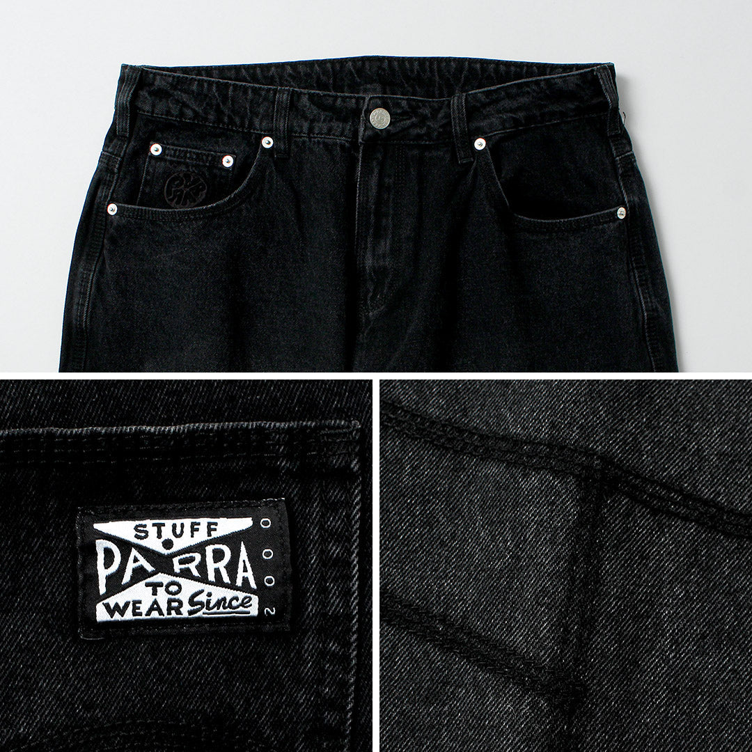 BY PARRA / Moto Stitchers 牛仔長褲