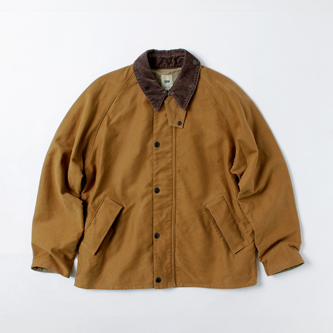 FOB FACTORY / FRC008 鼹鼠皮短款骑行夹克